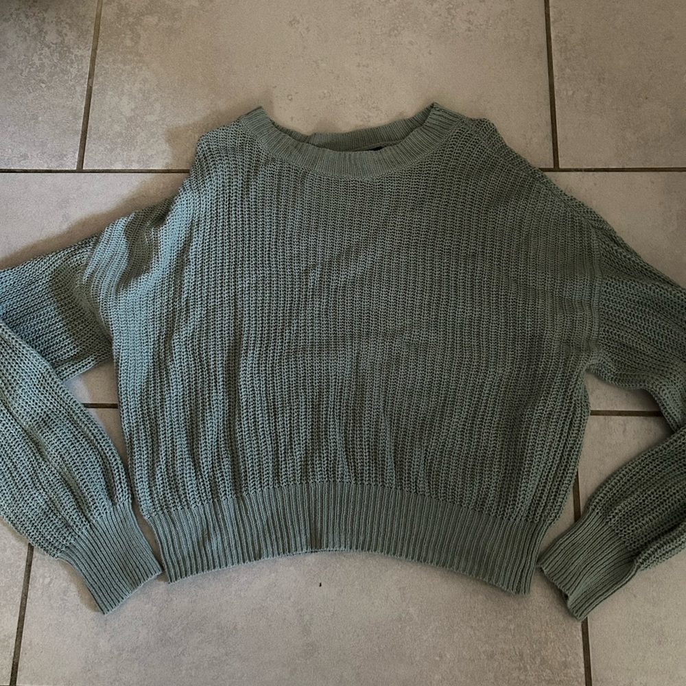 Green Rue 21 Cropped Sweater